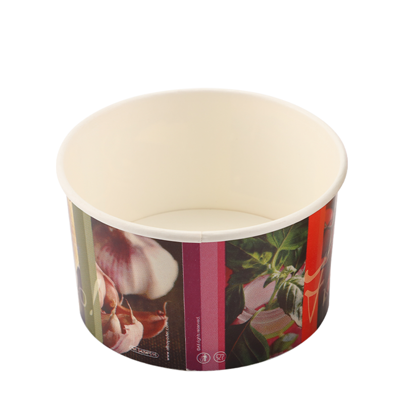 8oz水性涂层冰激淋纸杯